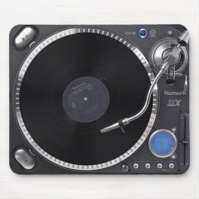 DJ Turntable Mousepad (Front)