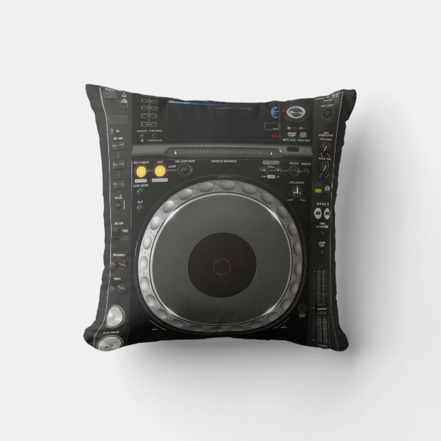 DJ Turntable Pillow (Front)
