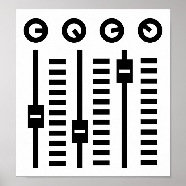 DJ Turntable Poster (Front)