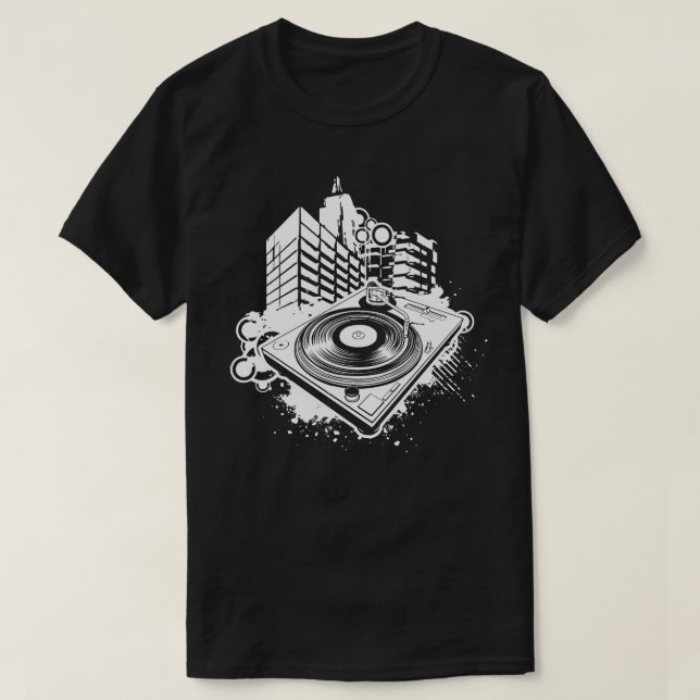 DJ Turntable T-Shirt (Design Front)