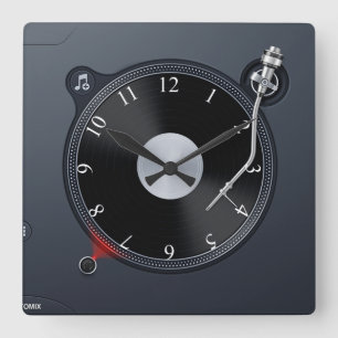 DJ turntable Wall Clock
