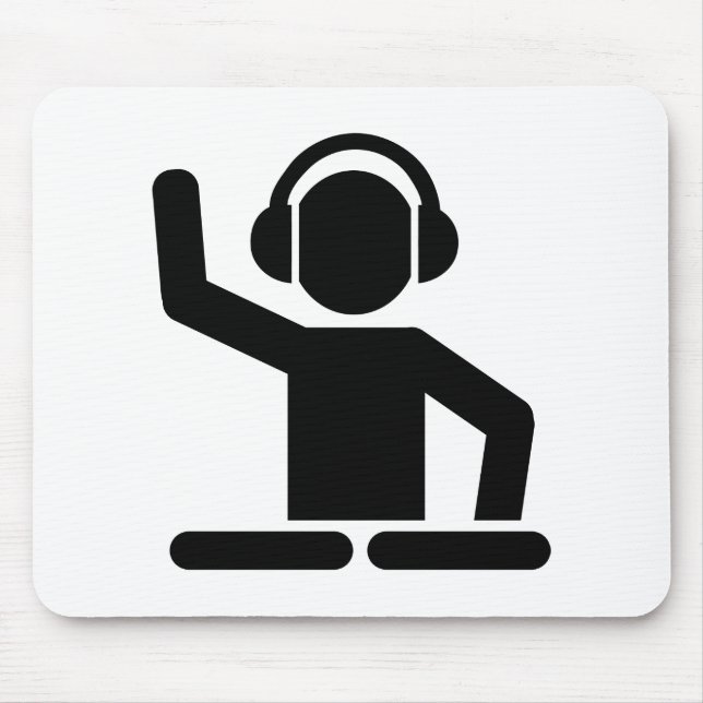 DJ Turntables Mouse Pad (Front)