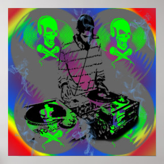 DJ Vinal Spinner Poster