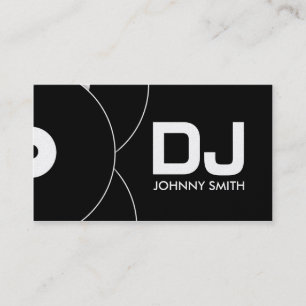 DJ Vinyl Record Music Business Card
