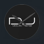 DJ Wall Clock<br><div class="desc">Wall Clock for DJs. Perfect gift for DJs!</div>