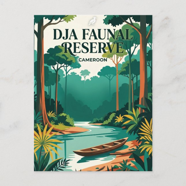 Dja Faunal Reserve Cameroon Postcard (Front)