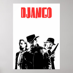 Django Unchained illustration  Poster