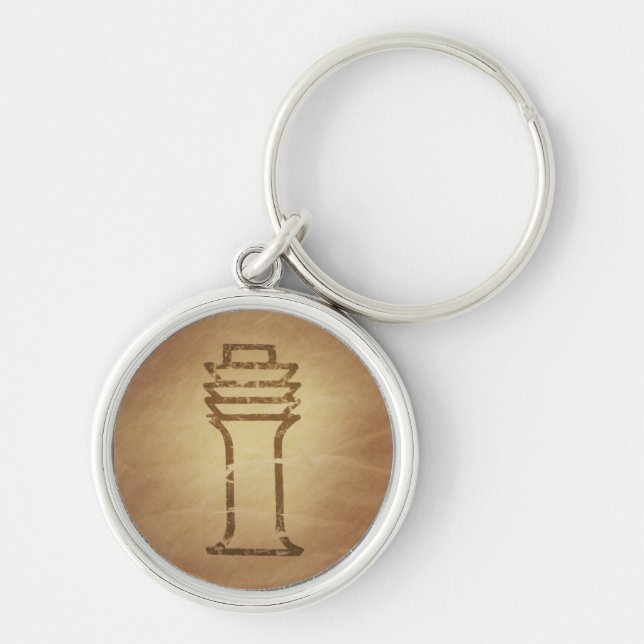 Djed Pillar Stability Magic Charms Key Ring (Front)