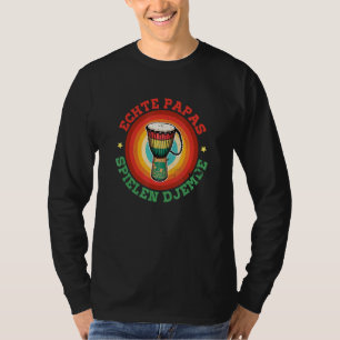 Djembe drums drummer musical instrument Africa reg T-Shirt