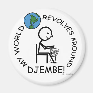 Djembe - World Revolves Around Magnet
