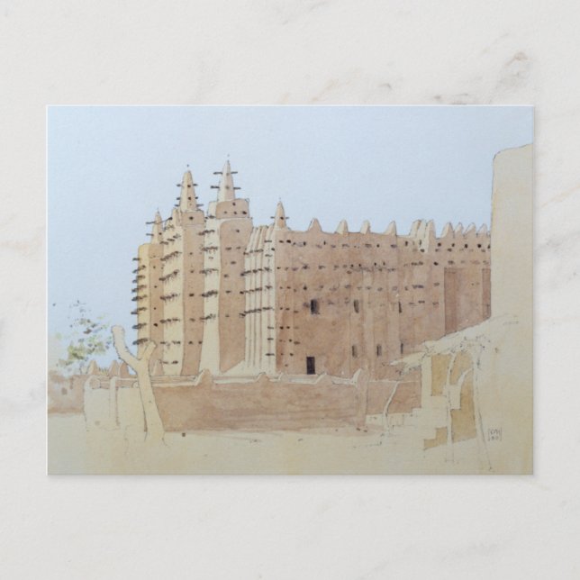 Djenne  2 postcard (Front)