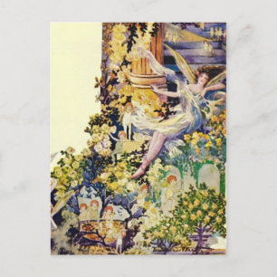 Djer Kiss Parisian Perfume Fairies Postcard
