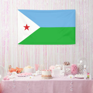 Djibouti flag banner