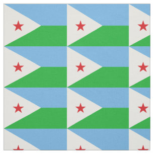 Djibouti Flag Fabric