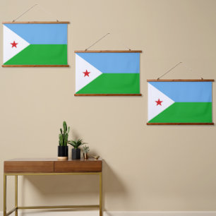 Djibouti flag hanging tapestry