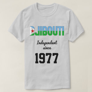 Djibouti Flag Independence Celebration T-Shirt