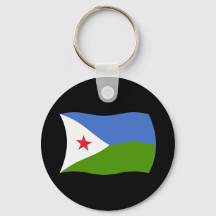 Djibouti Flag Keychain