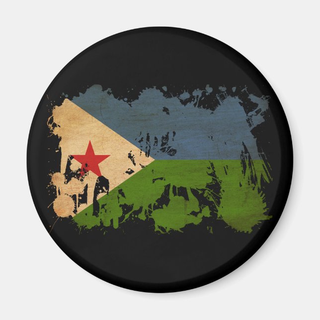 Djibouti Flag Magnet (Front)