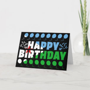 Djibouti Flag Patriotic Birthday Card