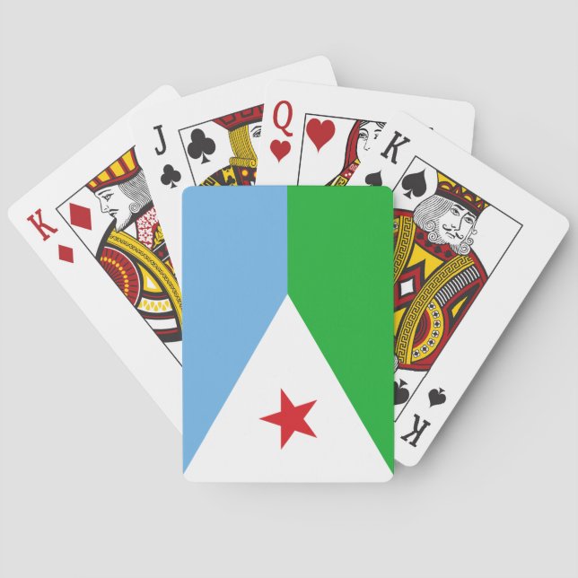 Djibouti Flag Playing Cards (Back)
