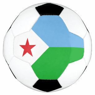 Djibouti Flag Soccer Ball