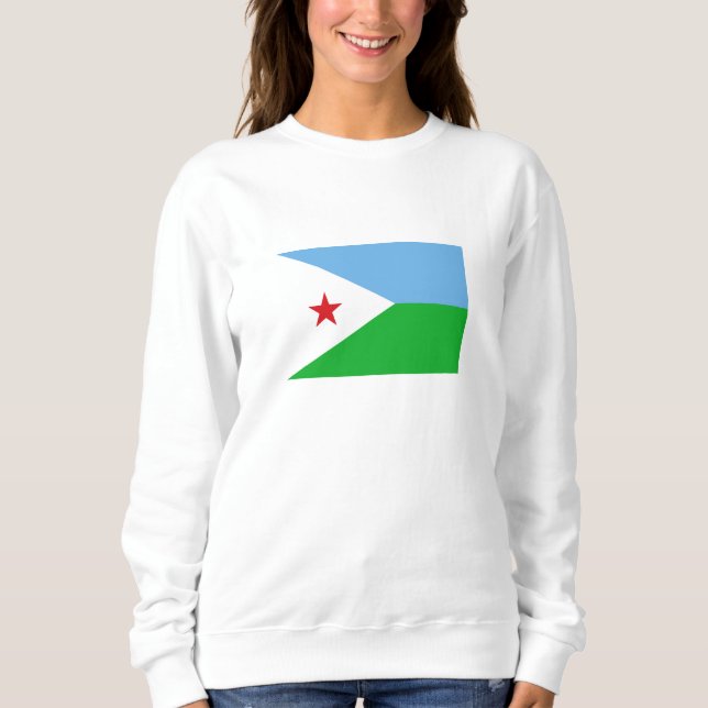 Djibouti Flag Sweatshirt (Front)