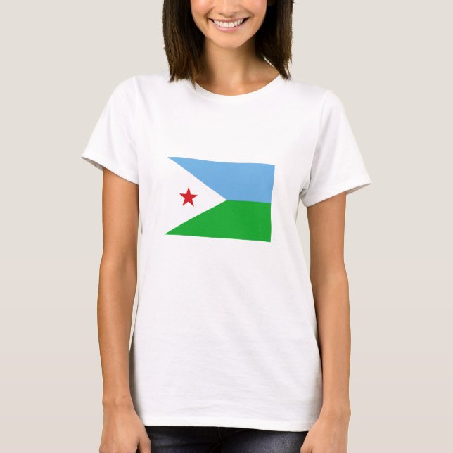 Djibouti Flag T-Shirt (Front)