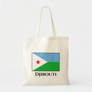 Djibouti Flag Tote Bag