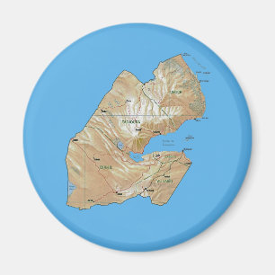 Djibouti Map Magnet