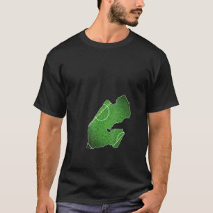 Djibouti Soccer Football Court T-Shirt