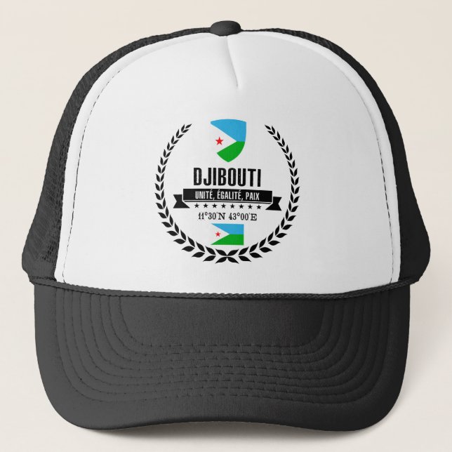 Djibouti Trucker Hat (Front)