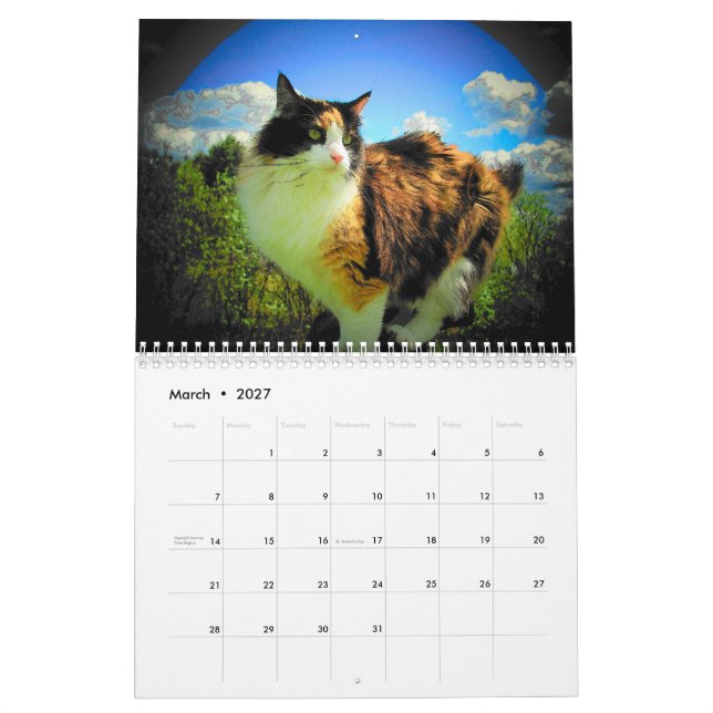 DJ's Artisticats  by djoneill Calendar (Mar 2027)