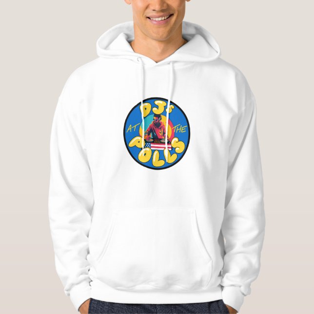DJs at the Polls Men's Hoodie (Front)