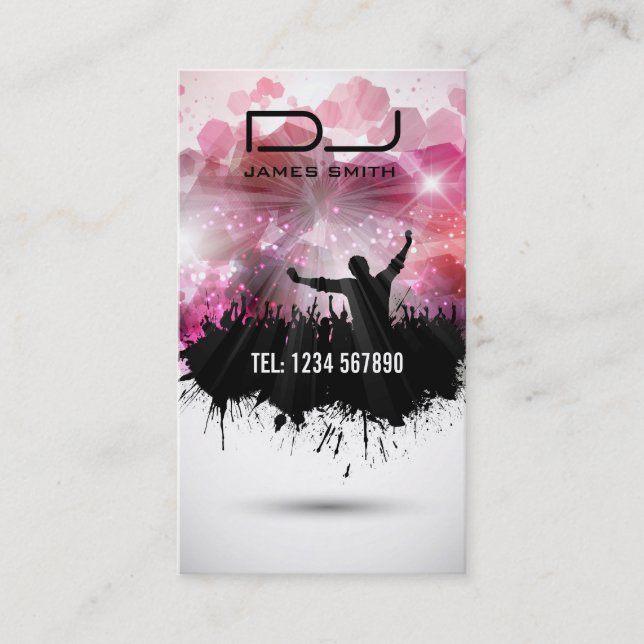 DJ's Business Card (Front)