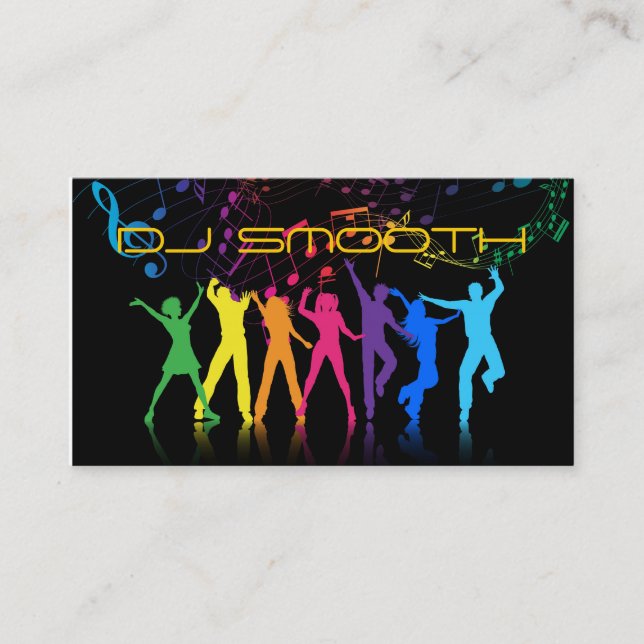 DJ's Business Card (Front)