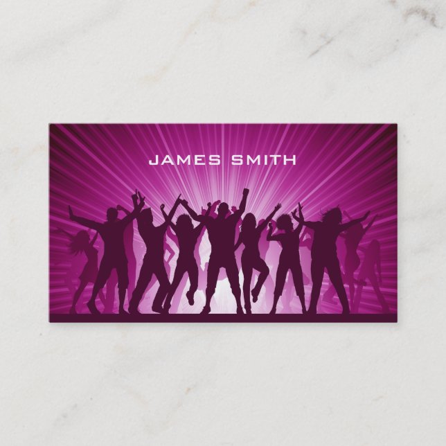 DJ's Business Card (Front)