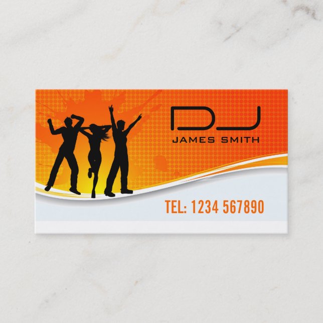 DJ's Business Card (Front)
