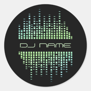 DJs Music Producer Remixer Classic Round Sticker