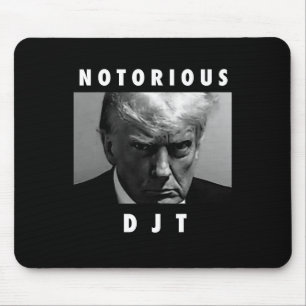 Djt Donald Trump Mug Shot Republican 2024 Maga Mouse Pad