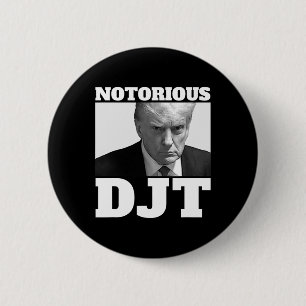 Djt President Trump 2024 Trump Mugshot 6 Cm Round Badge