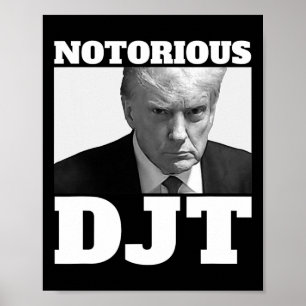 Djt President Trump 2024 Trump Mugshot  Poster