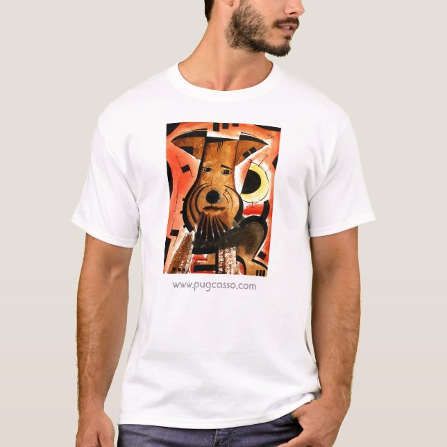 dk_2005aug8d, www.pugcasso.com T-Shirt (Front)