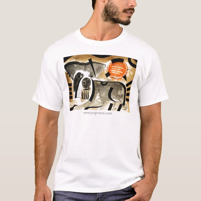 dk_2005aug8e, www.pugcasso.com T-Shirt (Front)