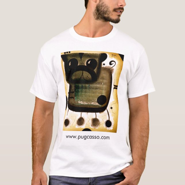 dk_2007apr6c, www.pugcasso.com T-Shirt (Front)