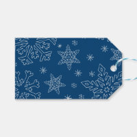 Dk Blue Christmas BG Snowflake Boarder Clipart Thr