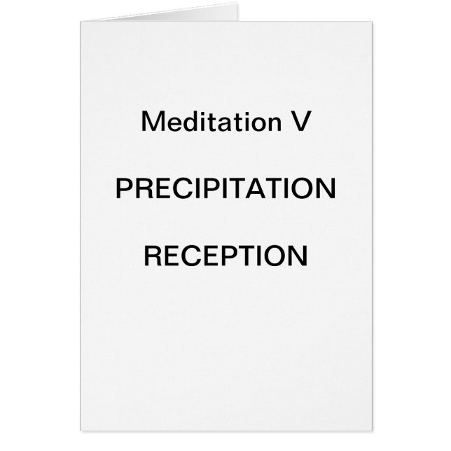 DK Meditation Series: Meditation V - CARD (Front)