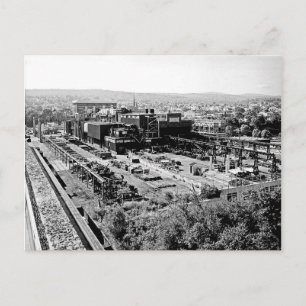 DL & W RR Foundry Scranton Pa. Postcard