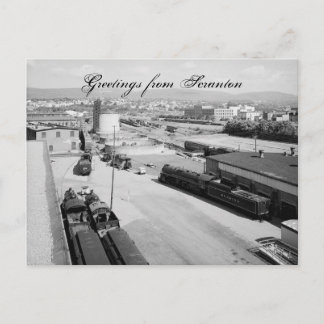 DL & W RR Scranton Pa. Postcard