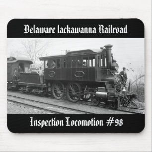DL+ W Steam Inspection Locomotive Mouse Pad