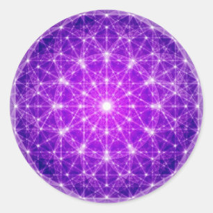 D'Light Full Mandala Classic Round Sticker